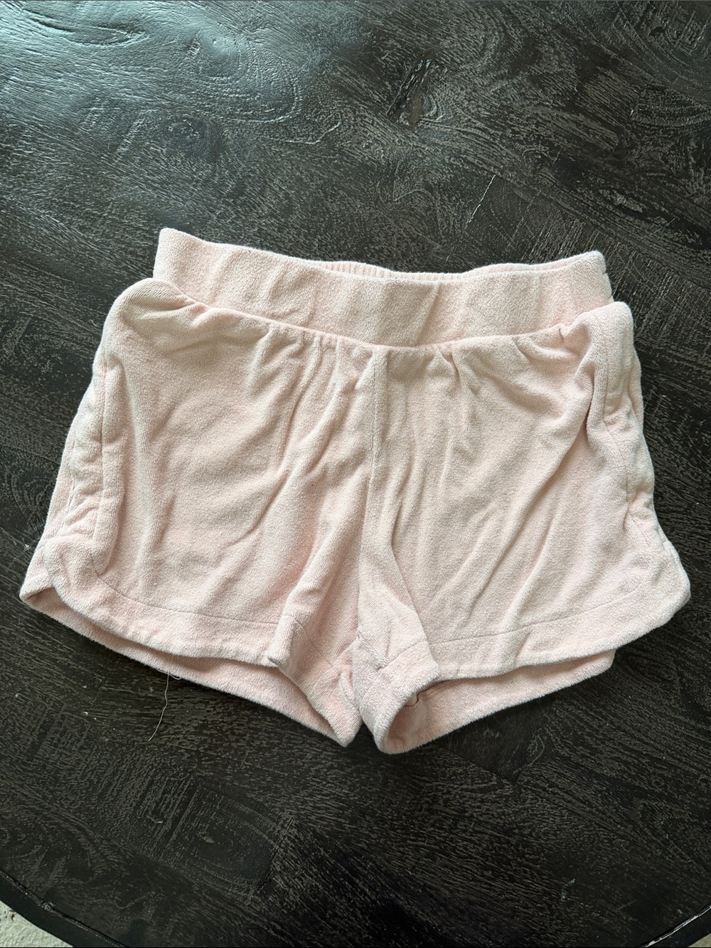 a new day Light Pink Plush Athletic Lounge Shorts